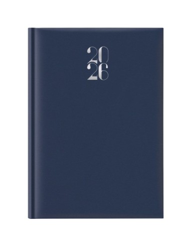 Agenda 2026 Giornaliera A4 S/D separati Gommato blu 26-065100401C