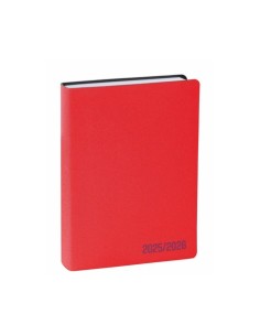 Agenda giornaliera Quo Vadis 12 mesi Eurotexagenda 25/26 M Galaxy rosso - 12x17 cm - 128157026MQ