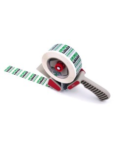 Dispenser Lebez con frizione regolabile per nastri da imballo fino a 50 mm grigio/rosso - 08