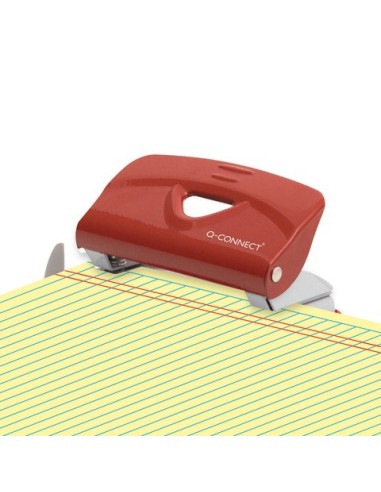 Perforatore a due fori Q-Connect 10 fogli rosso KF14216