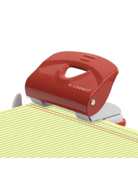 Perforatore a due fori Q-Connect 20 fogli rosso KF14219