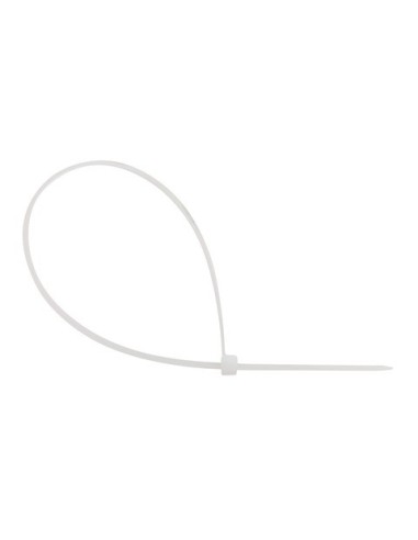 Fascette in nylon trasparente Q-Connect 300x4