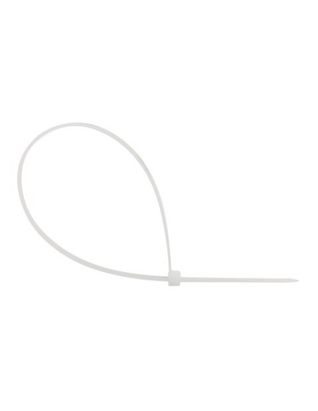 Fascette in nylon trasparente Q-Connect 300x4