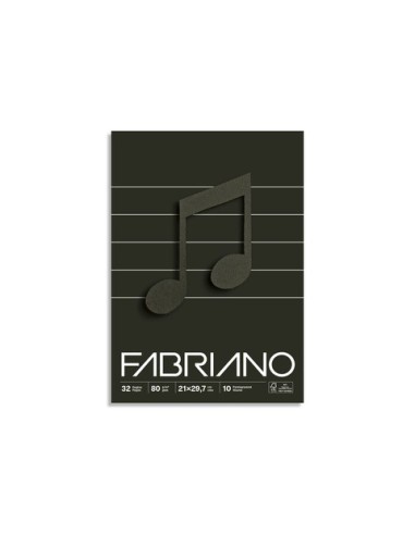 Quaderno musica punto metallico Fabriano A4 - 32 fogli 19100768