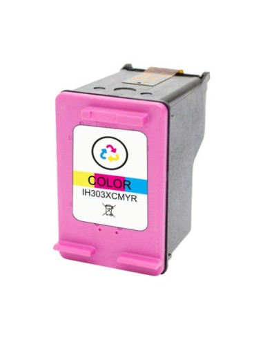 Cartuccia Aster rigenerata HP 303XL Tricolore - T6N03AE ciano/magenta/giallo - IH303XCMYR