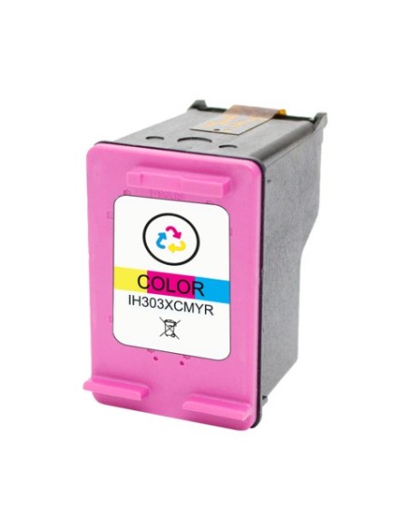 Cartuccia Aster rigenerata HP 303XL Tricolore - T6N03AE ciano/magenta/giallo - IH303XCMYR