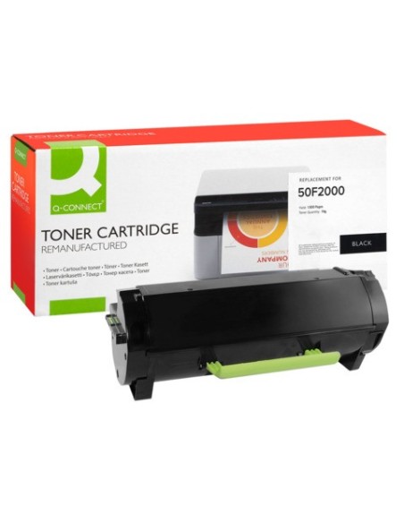 Toner Q-Connect rigenerato Lexmark 50F2000 nero - KF16881