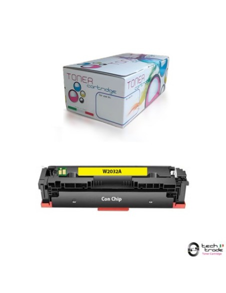 Toner Tech Trade rigenerato HP 415A - W2032A giallo - TTPHPW2032A-CHIP