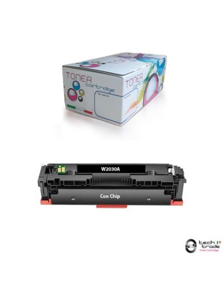 Toner Tech Trade rigenerato HP 415A - W2030A nero - TTPHPW2030A-CHIP