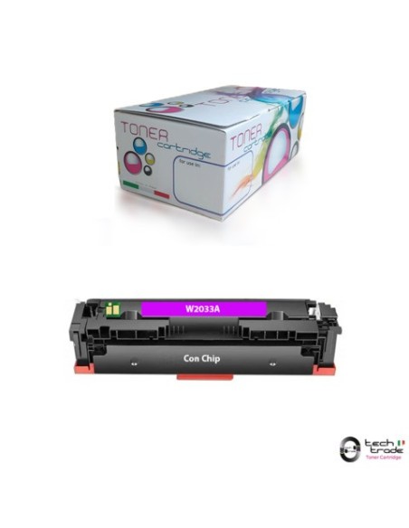 Toner Tech Trade rigenerato HP 415A - W2033A magenta - TTPHPW2033A-CHIP
