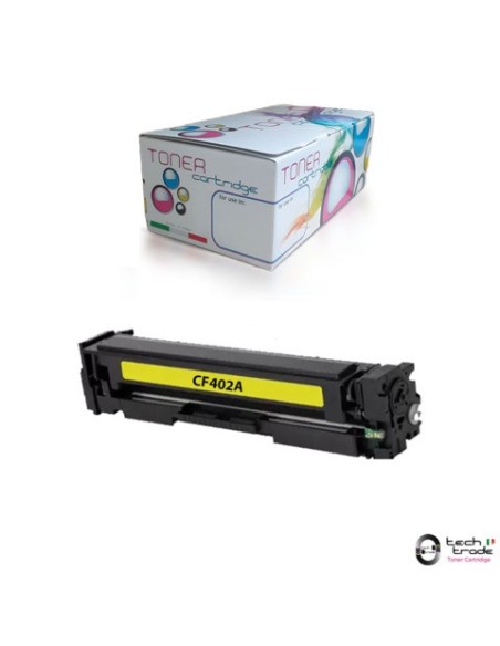 Toner Tech Trade rigenerato HP 201A (CF402A) giallo - TTPHPCF402A