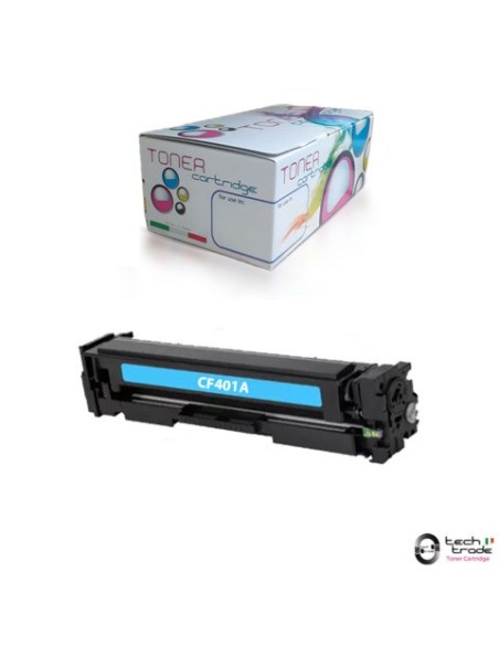 Toner Tech Trade rigenerato HP 201A (CF401A) ciano - TTPHPCF401A