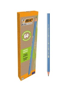 Matite in grafite HB a fusto triangolare BIC Evolution Triangle in conf. 12 pezzi assortiti - 964845