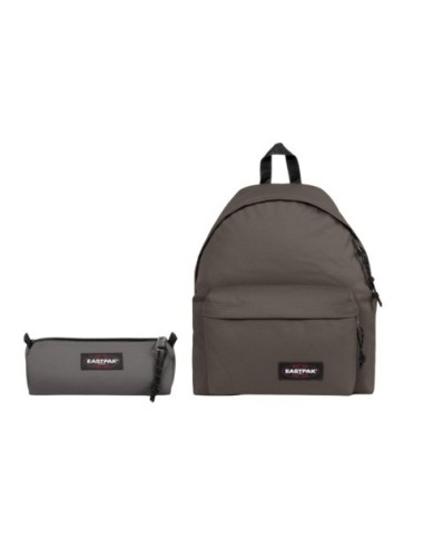 Set 2 zaini + 2 astucci Eastpak Padded Pak'r® e Benchmark Single Silent Stone