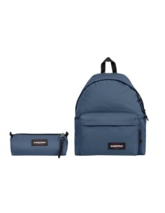 Set 2 zaini + 2 astucci Eastpak Padded Pak'r® e Benchmark Single Bouncing Blue