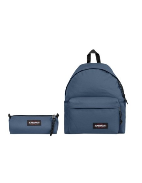 Set 2 zaini + 2 astucci Eastpak Padded Pak'r® e Benchmark Single Bouncing Blue