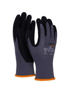 Guanti da lavoro Donau Safety in nylon e rivestiti con schiuma di nitrile sul palmo Tg. 11 - conf. 12 pz - 32061721-11