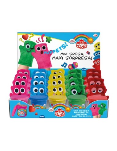 Espositore 20 barattoli pasta modellabile Didò Bar Puppets 220 g - F364000