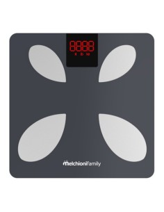 Bilancia pesa persone Smart digitale 0-180 Kg Melchioni Family Piuma con display LCD colorato - 118230012
