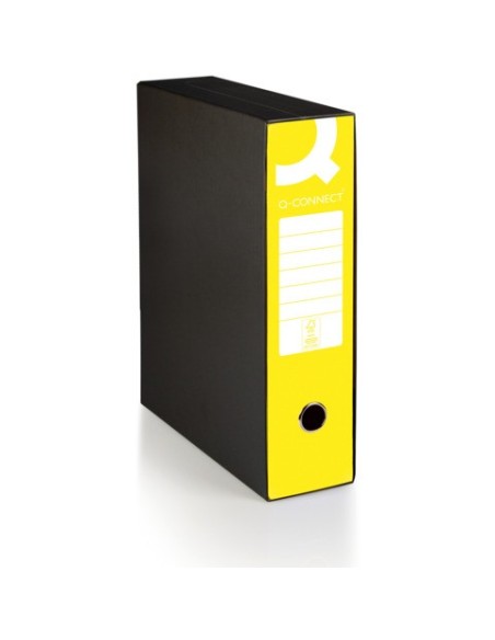 Registratore protocollo con custodia Q-Connect dorso 8 cm - 28