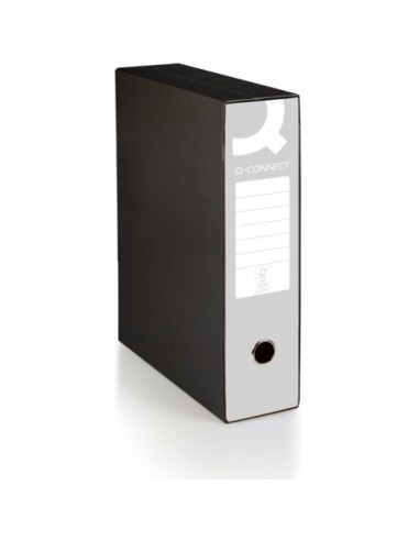 Registratore protocollo con custodia Q-Connect dorso 8 cm - 28