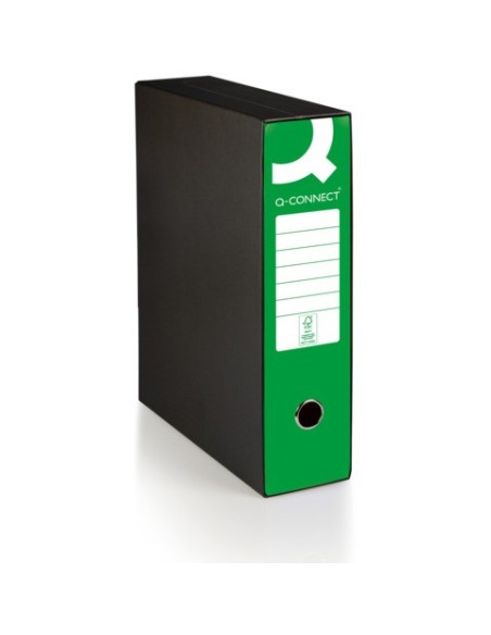 Registratore protocollo con custodia Q-Connect dorso 8 cm - 28