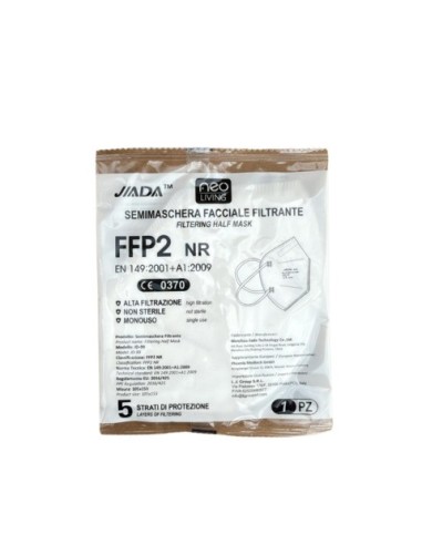 Mascherine filtranti protettive FFP2 conf. 20 pz - 5 strati JD-99