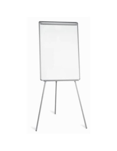 Lavagna magnetica a fogli mobili con treppiede Q-Connect 70x100 cm plastica grigio - KF04166