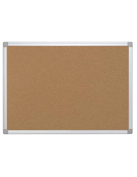 Pannello in sughero Q-Connect con cornice in alluminio 120x90 cm - KF03562