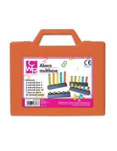 Valigetta abaco multibase + 45 cilindretti CWR assortiti 07737