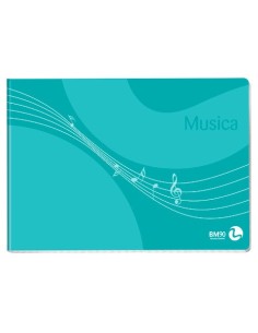 Album musica pentagrammato BM 8 fogli 90 g/m² - 17x24 cm 100219