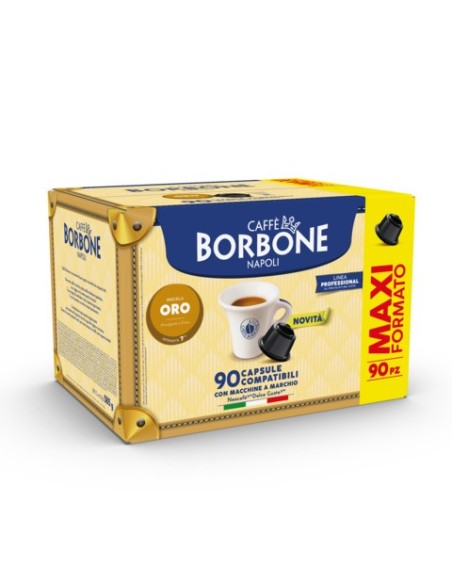 Capsule Caffe' Borbone compatibili con Nescafe' Dolce Gusto miscela oro - conf. 90 pz - DGBORO90N