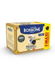 Capsule Caffe' Borbone compatibili con Nescafe' Dolce Gusto miscela nera - conf. 90 pz - DGBNERA90N
