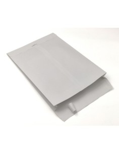 Buste a sacco Blasetti Monodex Bianco in carta kraft con 3 soffietti 120 g/m² - 23+4x33 cm - conf. 250 pz - 0821