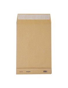 Buste a sacco Blasetti Monodex Avana in carta kraft 120 g/m² - fondo quadro - 23+4x33 cm - conf. 250 pz - 0934