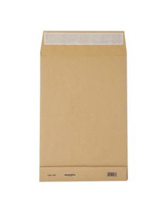 Buste a sacco Blasetti Monodex Avana in carta kraft 120 g/m² - fondo quadro - 30+4x40 cm - conf. 250 pz - 0936