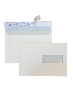 Buste con finestra Blasetti Strip 90 - 90 g/m² bianco - 16x23 cm - conf. 500 pz - 0170
