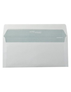 Buste con finestra Blasetti Strip Laser Opened - 90 g/m² bianco - 11x23 cm - conf. 500 pz - 0156