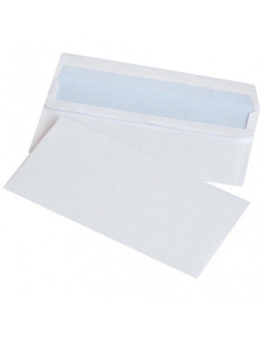 Buste autoadesive Office Products 75 g/m² bianco - 11x22 cm - senza finestra - conf. 1000 pz - 15203219-14