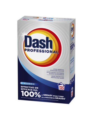 Detersivo in polvere Dash Professional 125 misurini 6