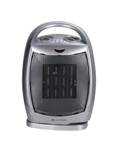 Termoventilatore ceramico silver con termostato integrato Melchioni Family Calido 1.500 W - 158640045